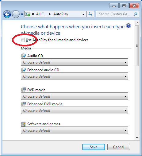 default cd player windows 7